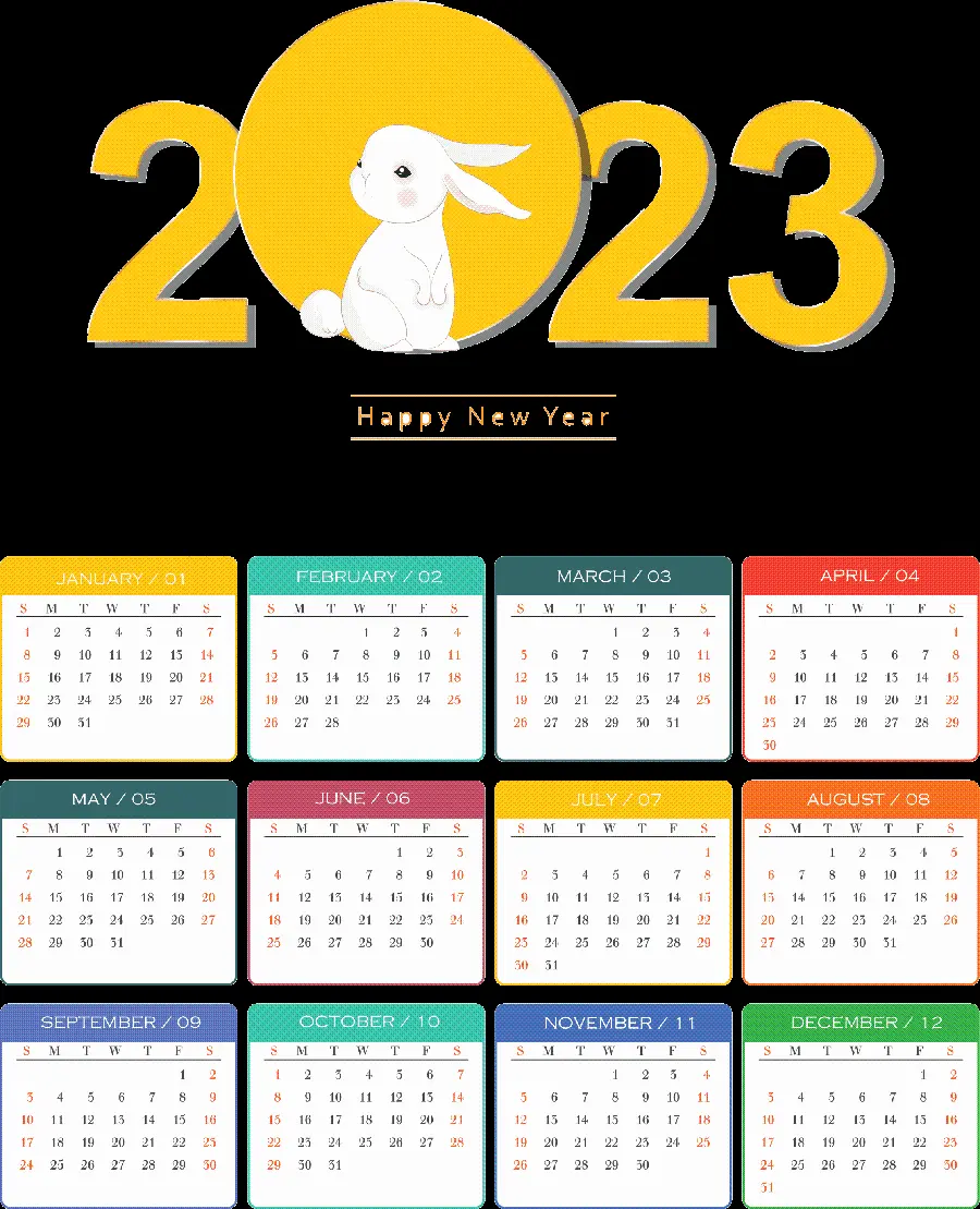 Photo of the Gregorian calendar PNG 2023