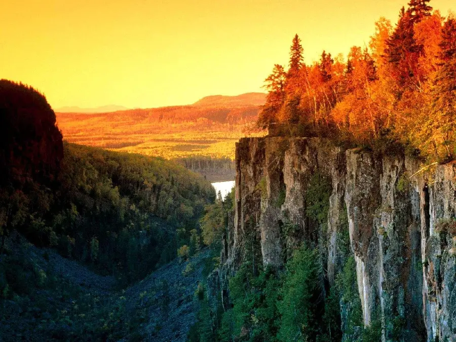 Sunset Photo of Canadian Nature