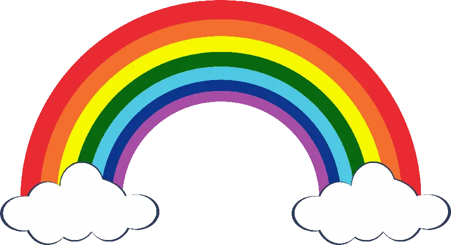 Beautiful Cloud and Rainbow Photo