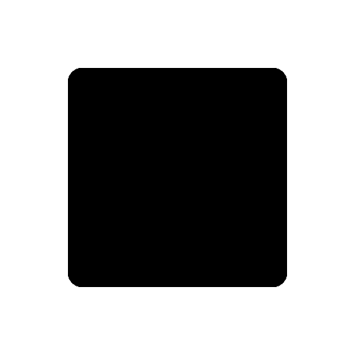 Simple black square PNG photo