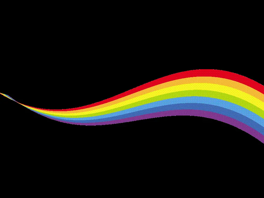 Rainbow Backgroundless Image for Inshot