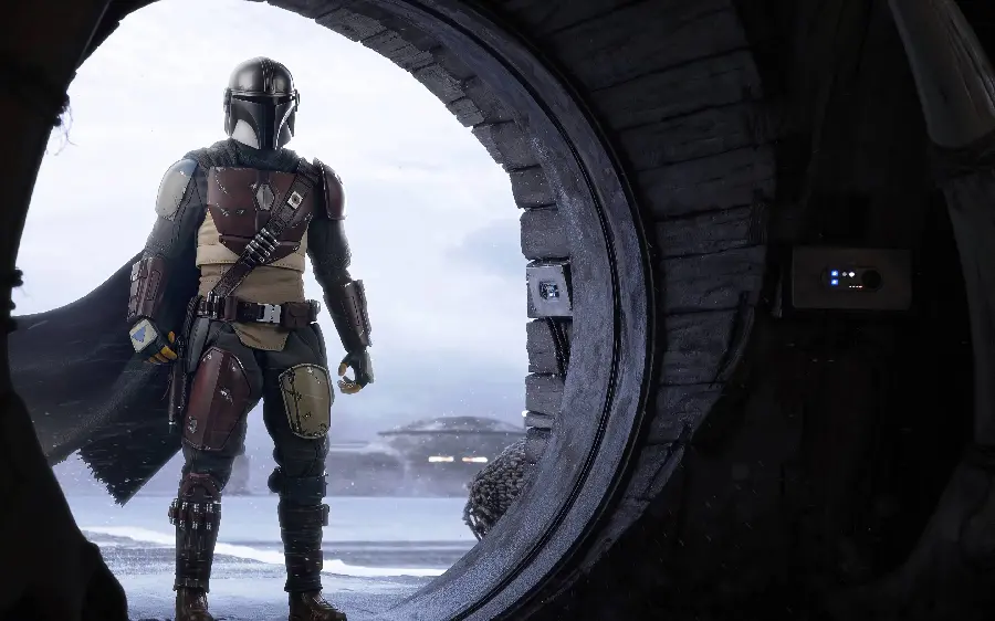 Amazing image of Pedro Pascal in the popular series The Mandalorian
