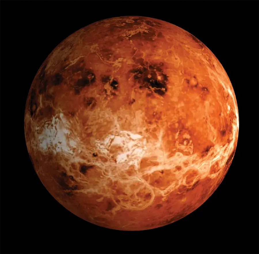 The most famous photo of the beautiful planet Mars for astronomical research