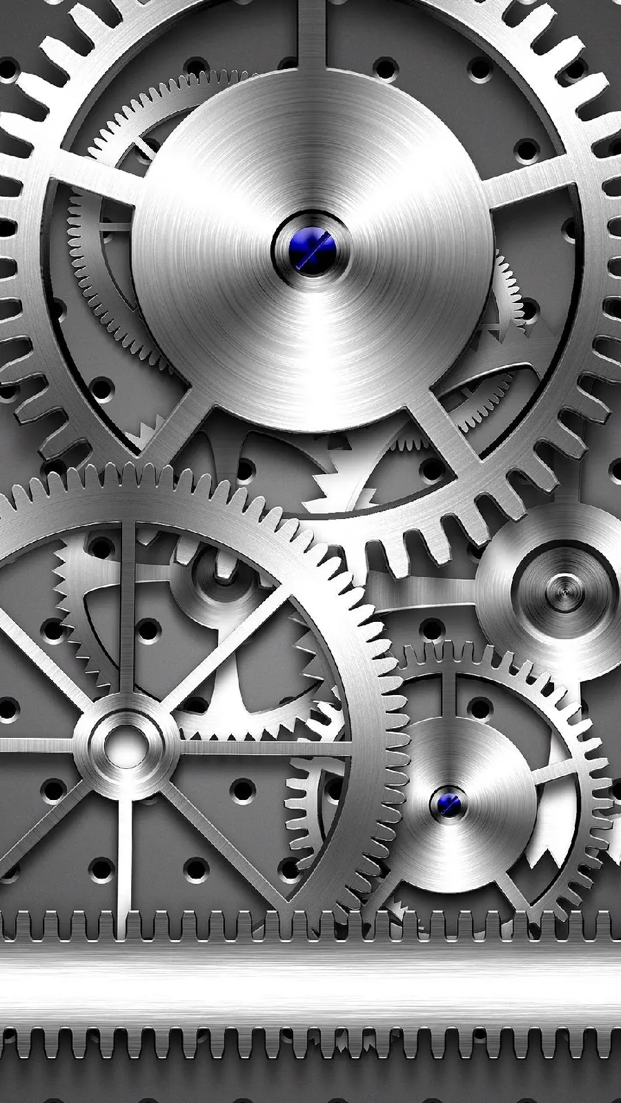Shiny silver photo with gear design suitable for system background 