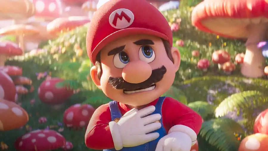 Mario's Popular Character Frame in the New Super Mario Bros Animation
