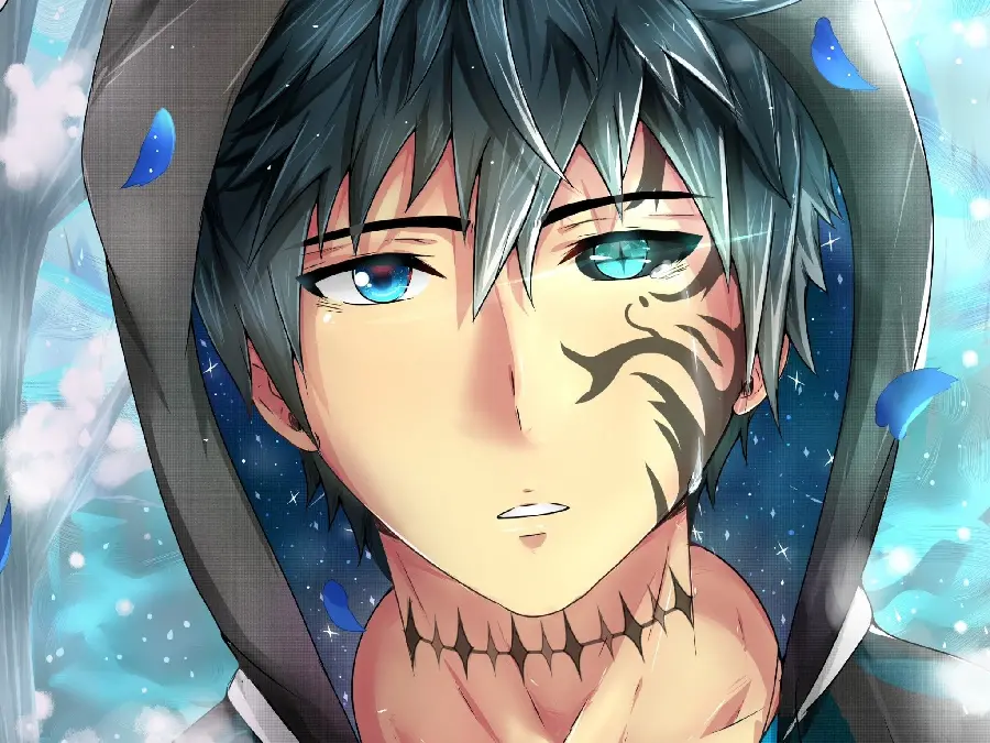 Super attractive profile photo of a high-quality anime boy