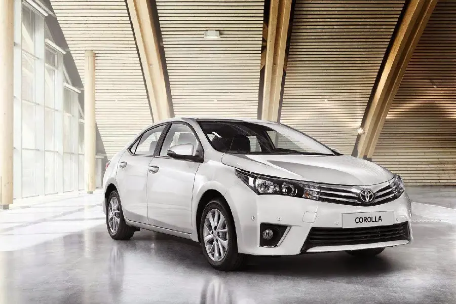 White Toyota Corolla Wallpaper