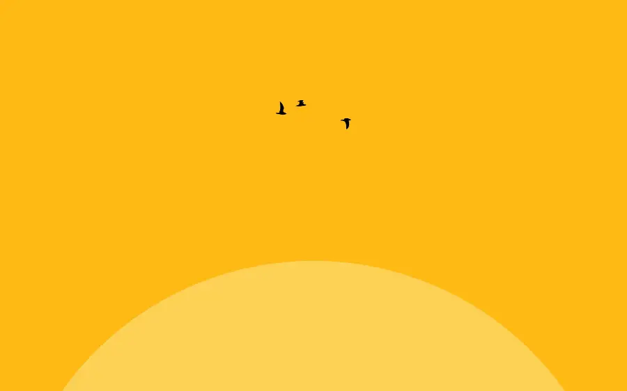 Free Download Beautiful Orange Wallpaper Minimal Design