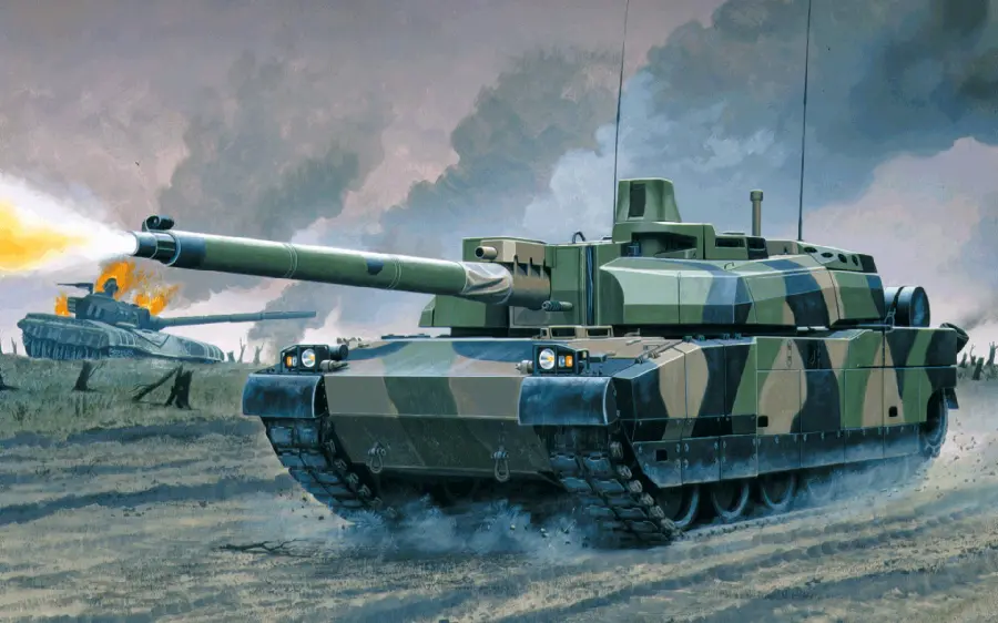 The most famous army tank in a special Full HD view