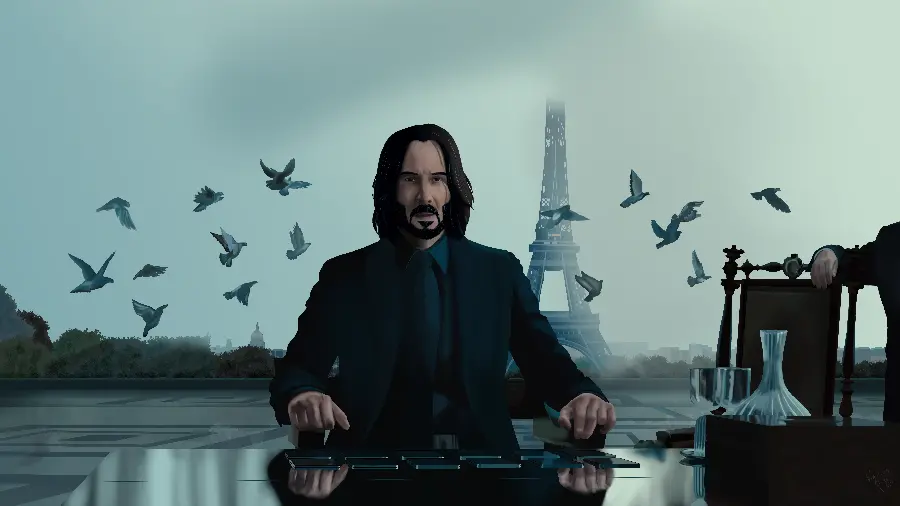 John Wick Chapter 4 Cartoon Movie High Quality