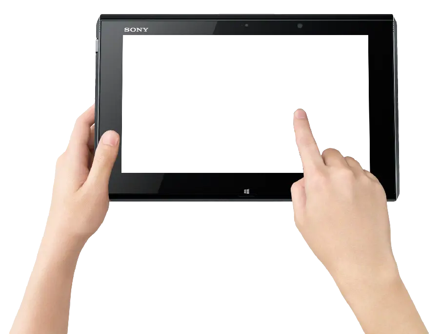 Teleported image working with Sony tablet for editing