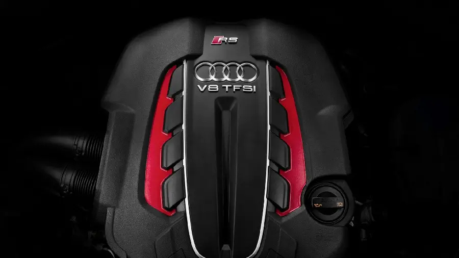 Audi car engine photo