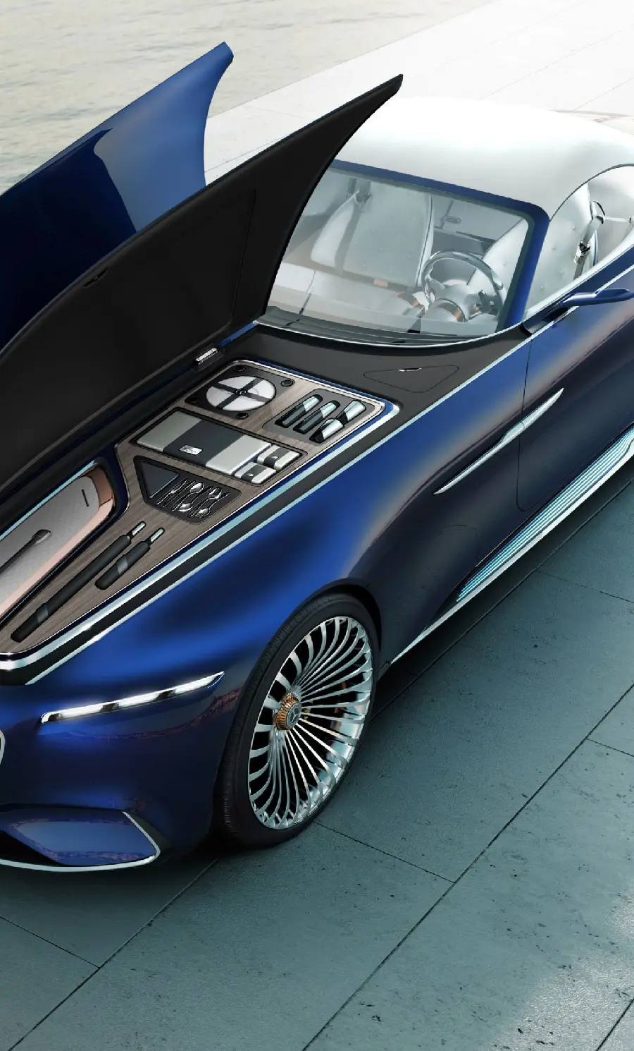 Mercedes Benz Maybach Engine View Photo