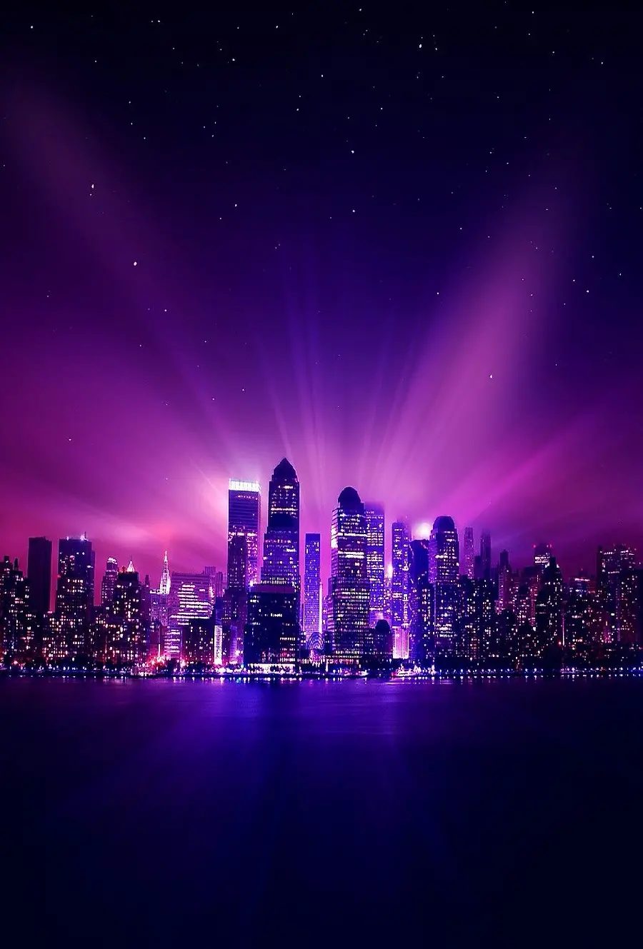 Full HD Laptop Background with Fantasy Purple Color Theme