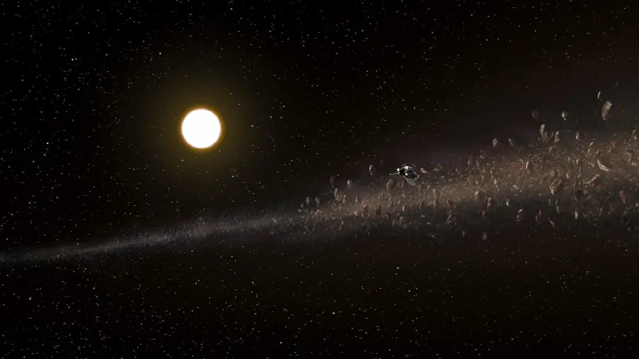 Real photo of the main asteroid belt in Full HD quality