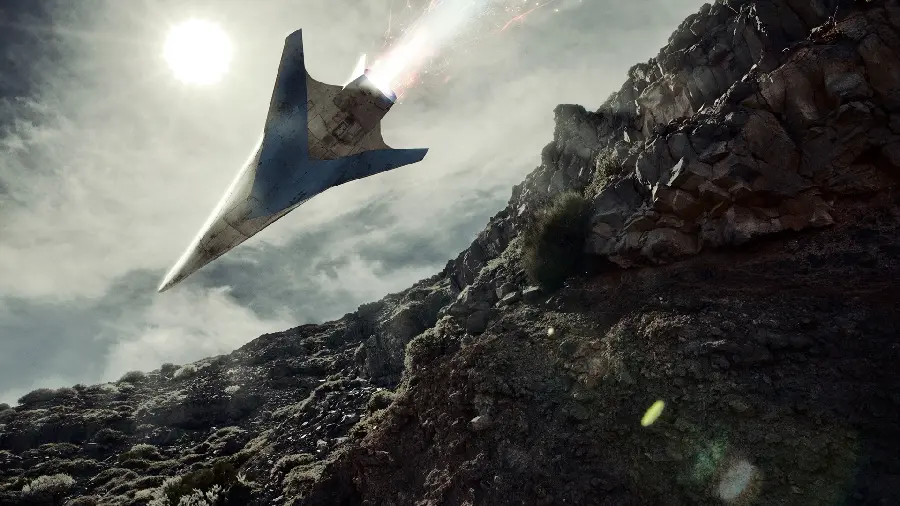 High Quality Concept and Fantasy Photo of a Future Fighter Jet