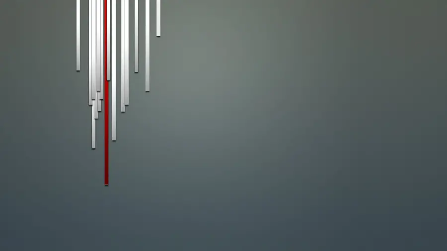 Laptop graphic background of a gray screen with minimal red and white lines