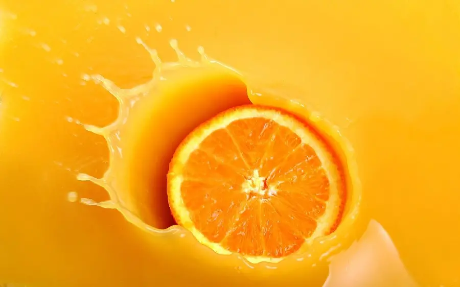 Download the energetic orange wallpaper with an orange design