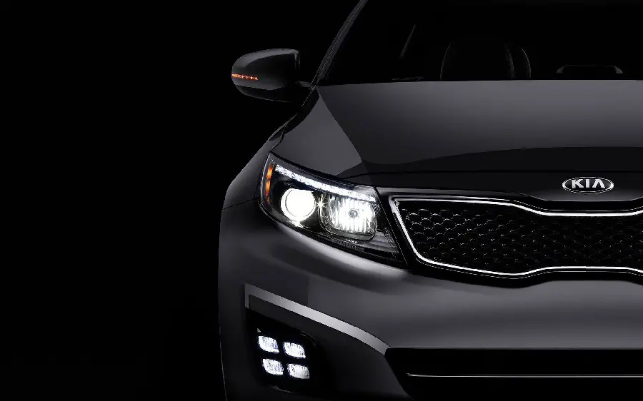 Photo of Kia Optima with a black background HD