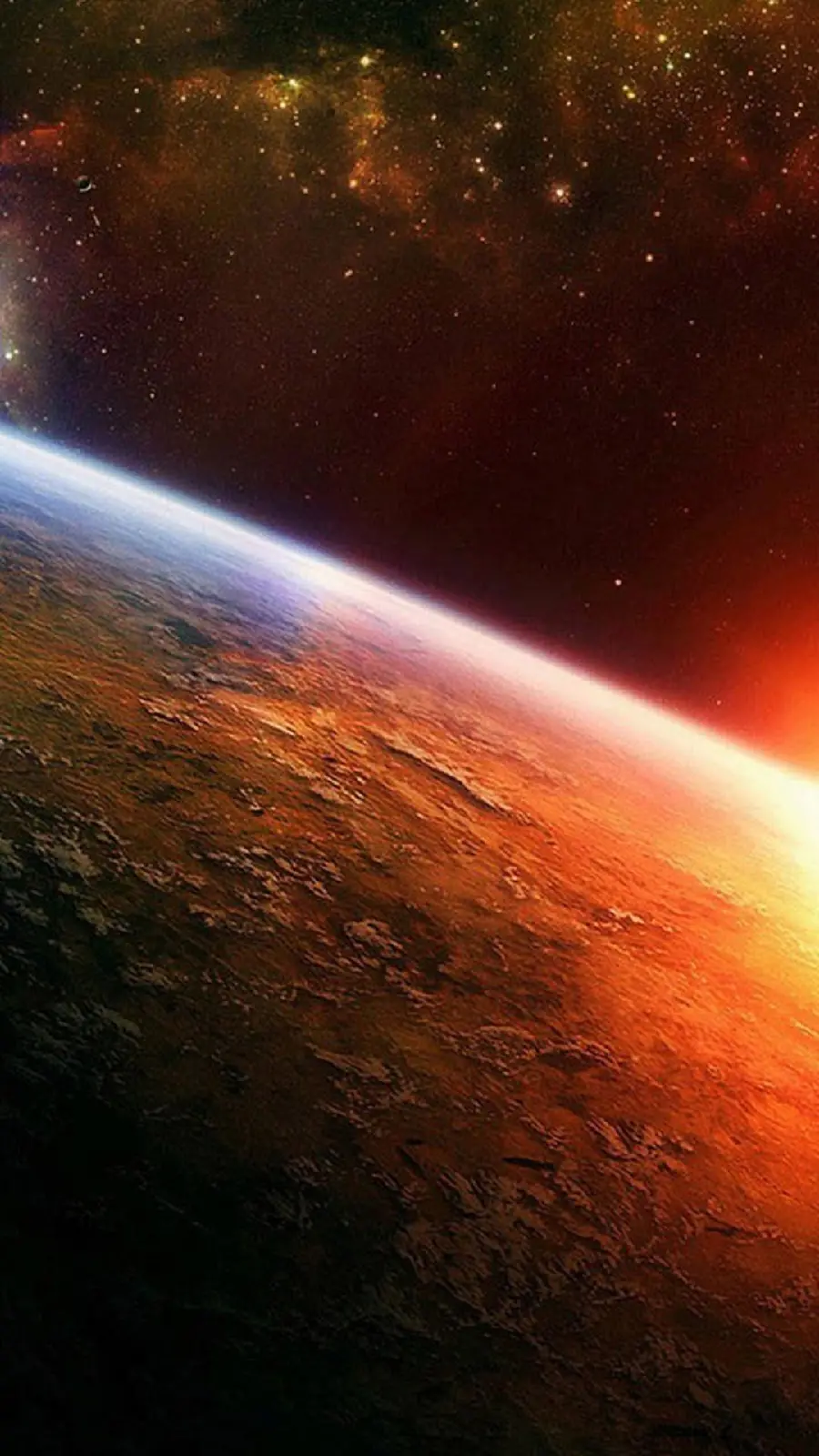 Full HD Earth Background with Glorious Sunlight