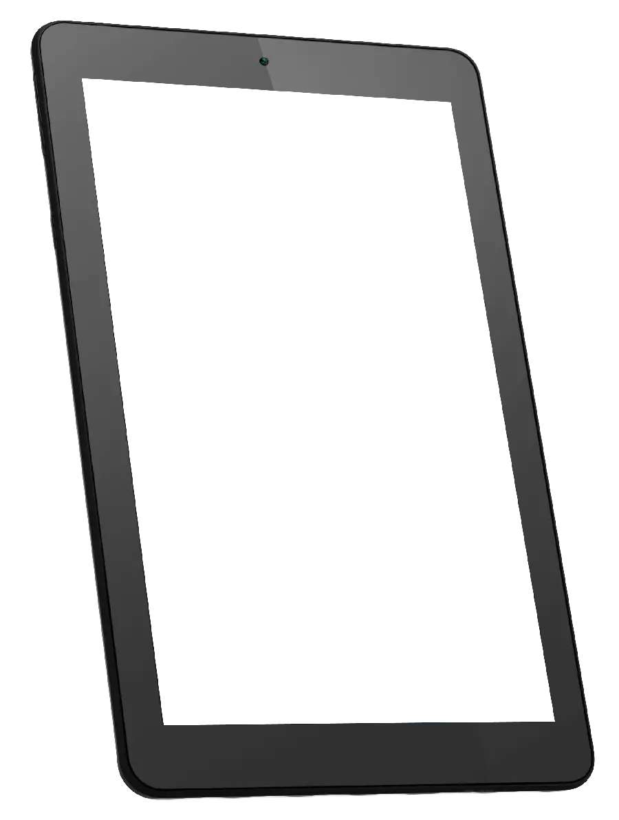 Most viewed image of a tablet without a screen from a side angle