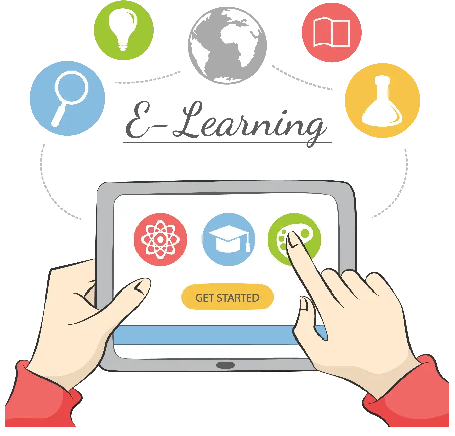 New fantasy drawing learning by tablet in format png