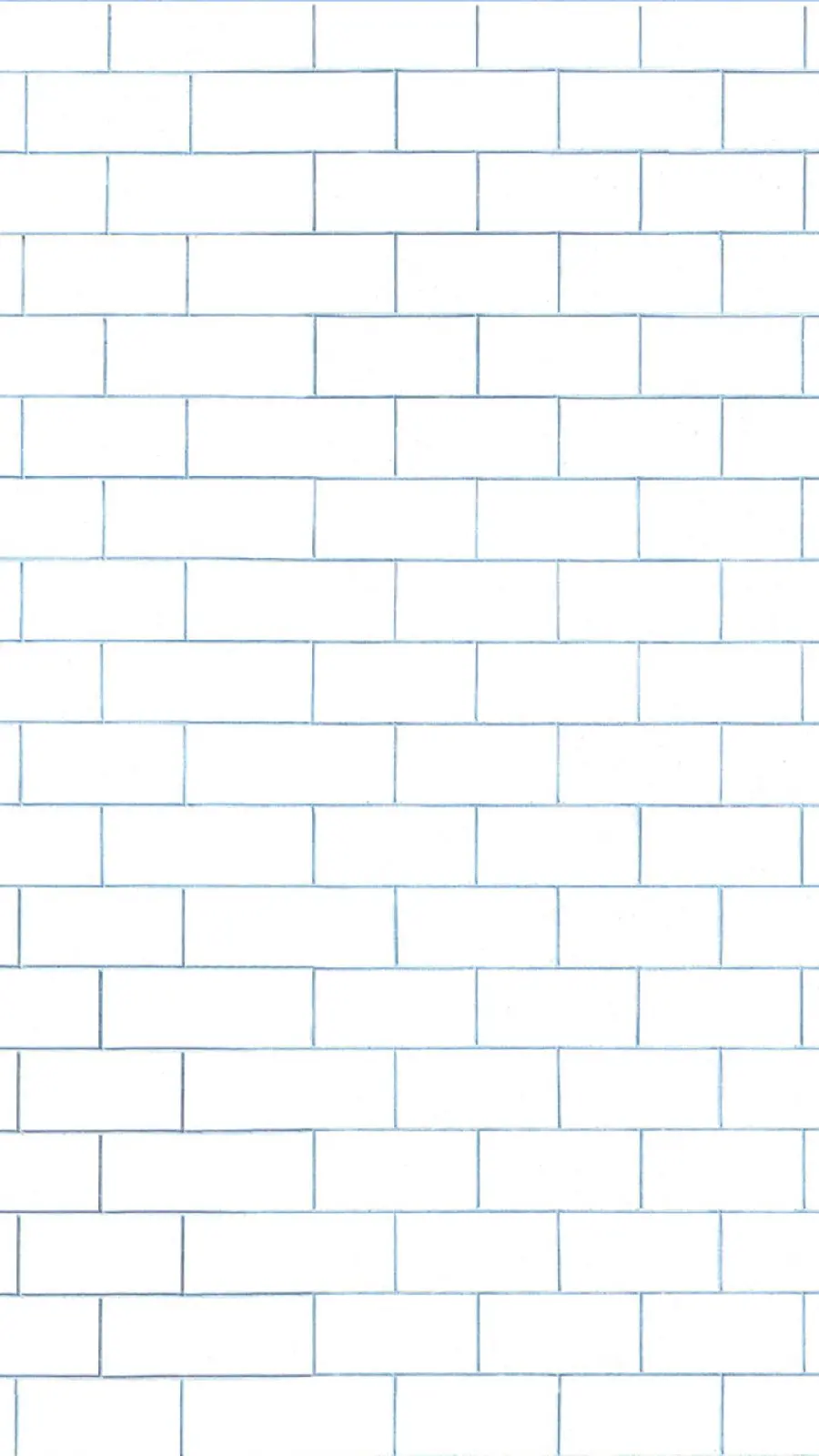 Cool graphic iPhone wallpaper with HD white brick wall design