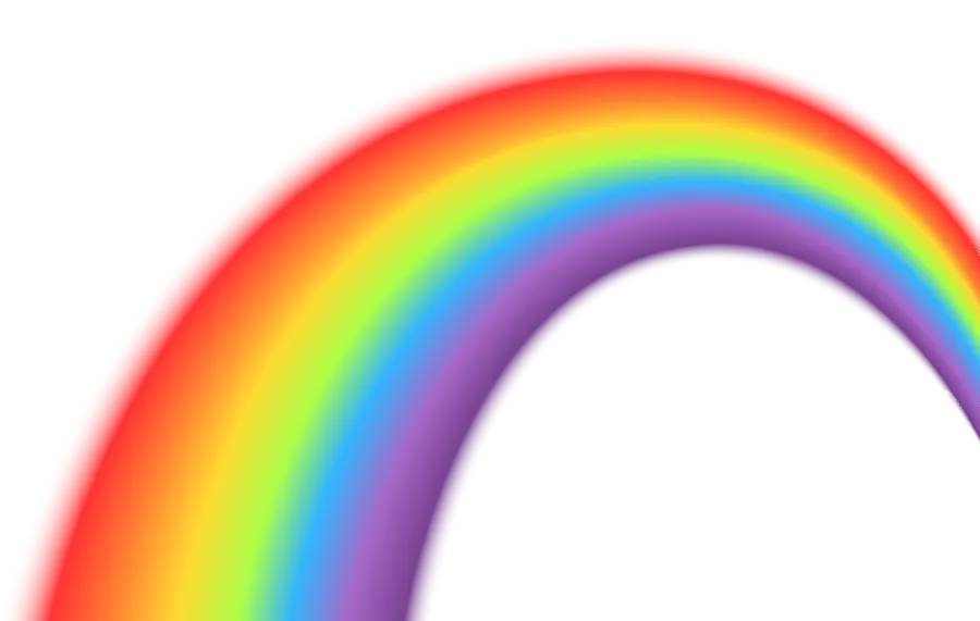 Rainbow Photo In PNG format and without background for free