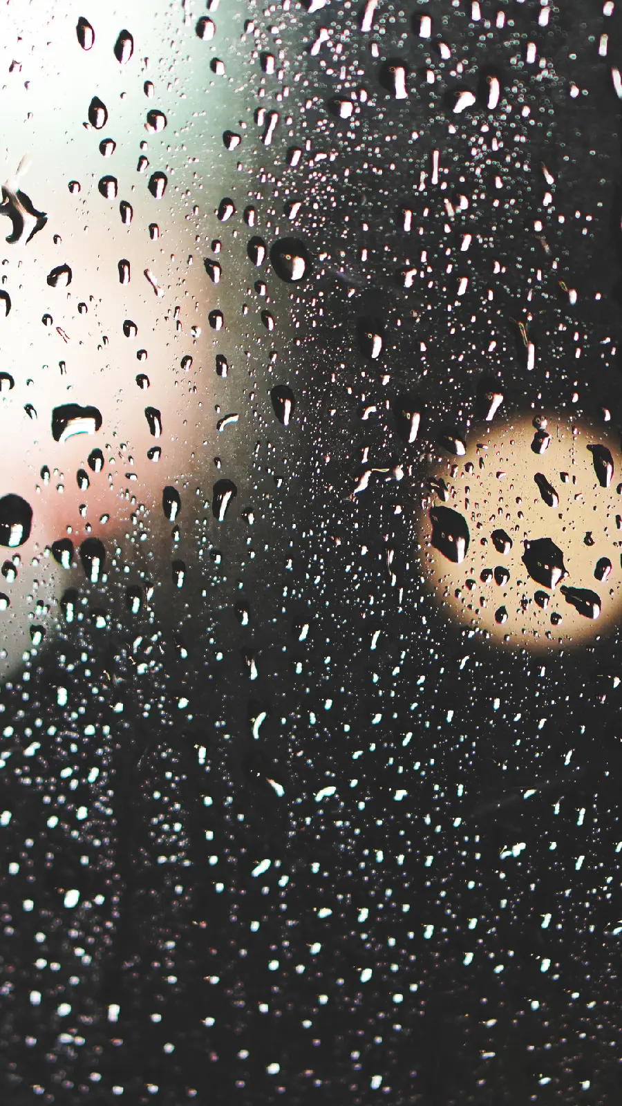 The best background of rain-stained glass for iPhone