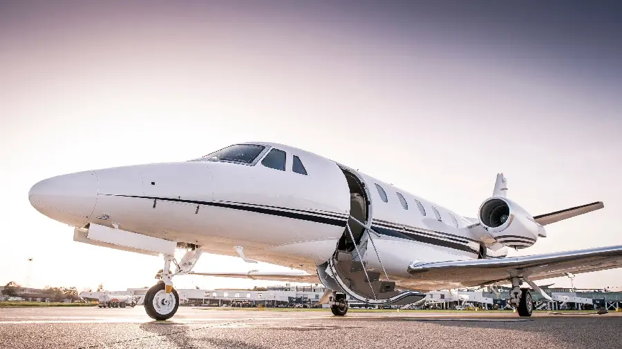 Artistic Photo of Private Jet