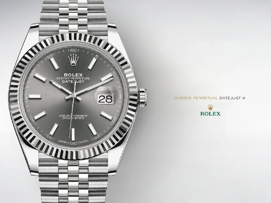 A stylish Rolex watch in a men's theme with excellent Full HD quality