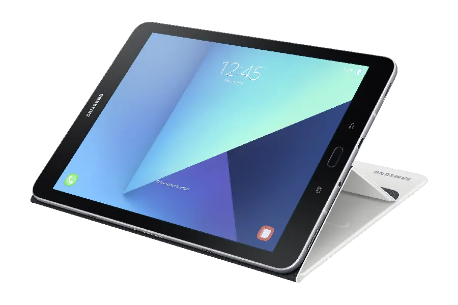 Image of a Samsung tablet standing up suitable for Photoshop