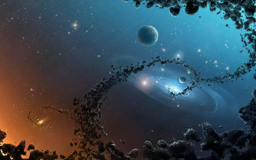 Best main asteroid belt wallpaper with brilliant color theme