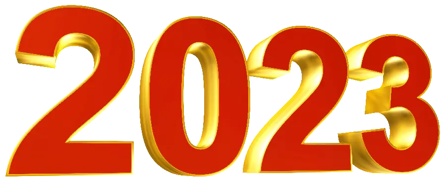 Photo of the number 2023 logo