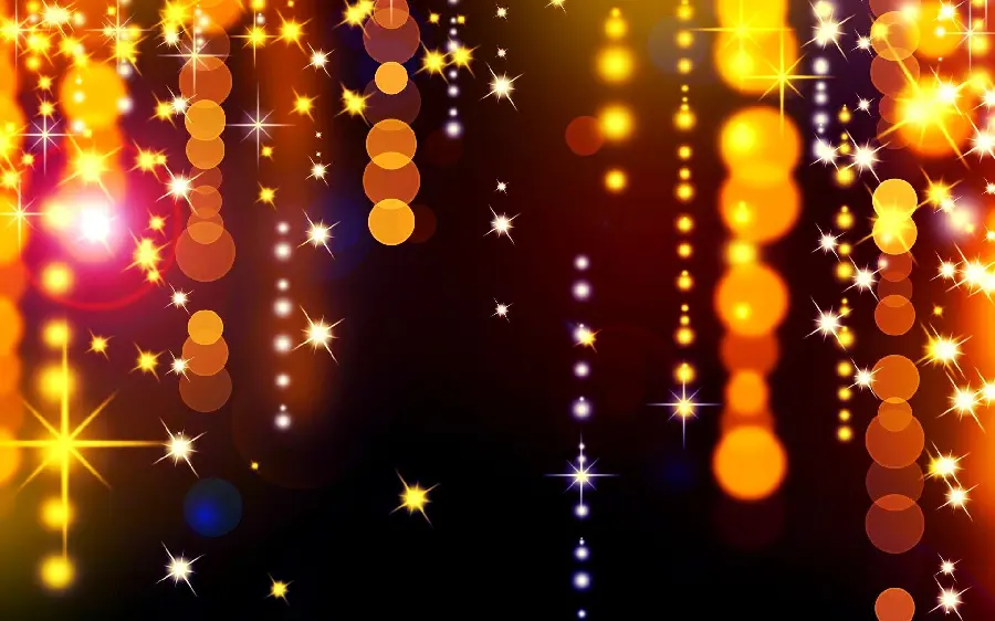 The most beautiful luminous and garland wallpaper for stylish people