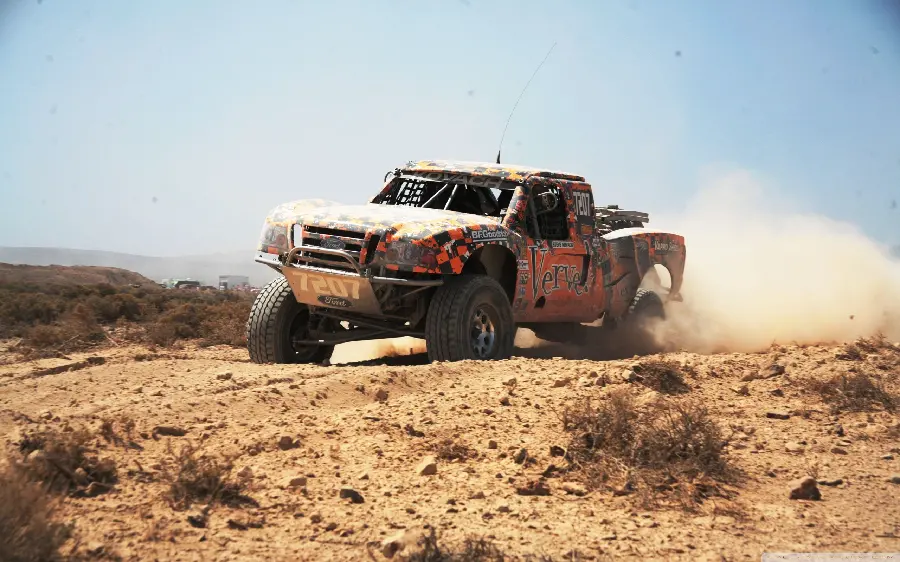 4K photo of off-road rally