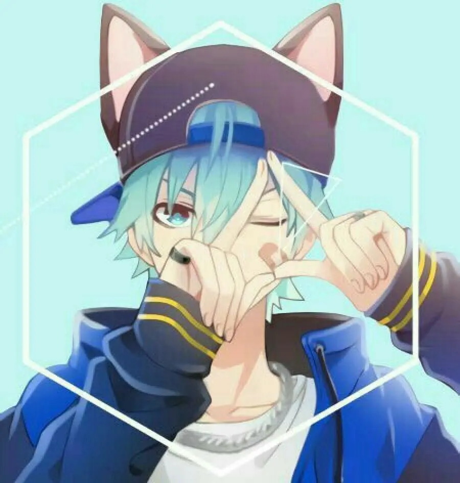 Handsome luxury anime boy photo