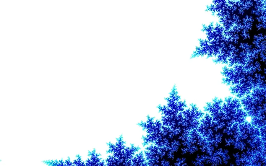 Interesting Picture of Spectacular Blue Trees with White Background HD