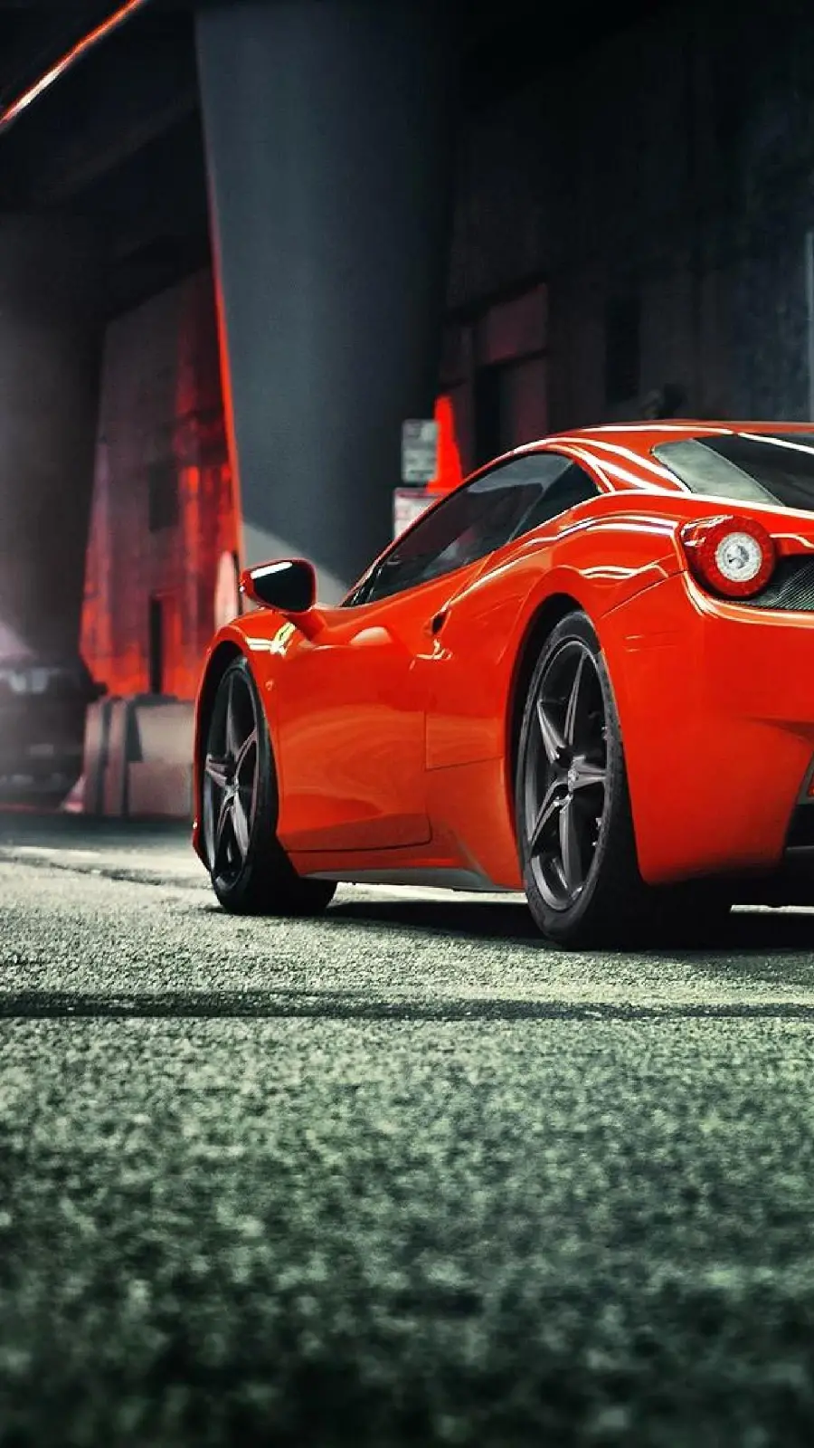 Beautiful and luxurious photo of Ferrari car