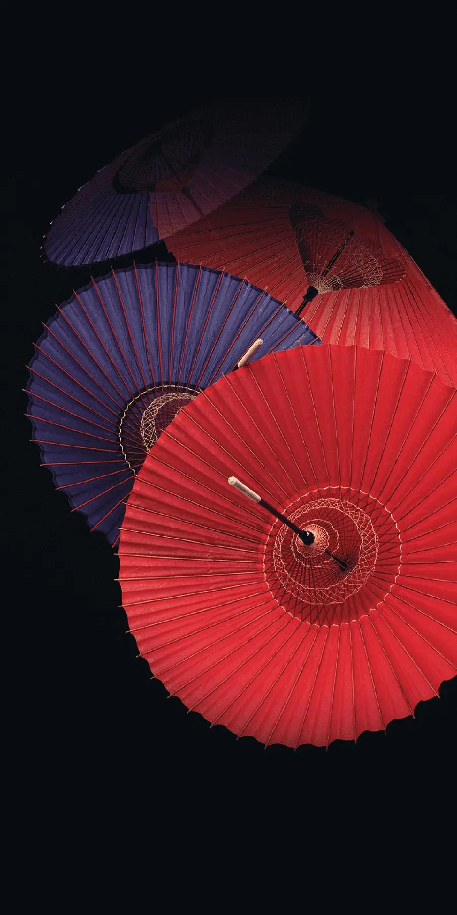 High quality colorful umbrellas mobile wallpaper