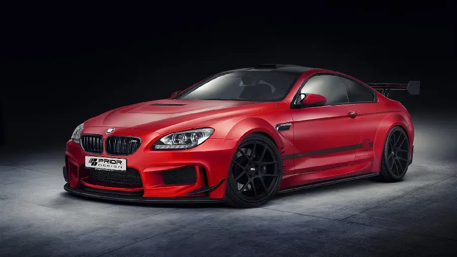 Photo of a cherry red BMW supercar for your profile