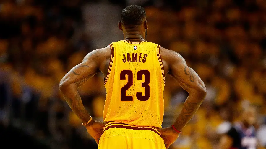 Boy's computer profile with a spectacular design of LeBron James