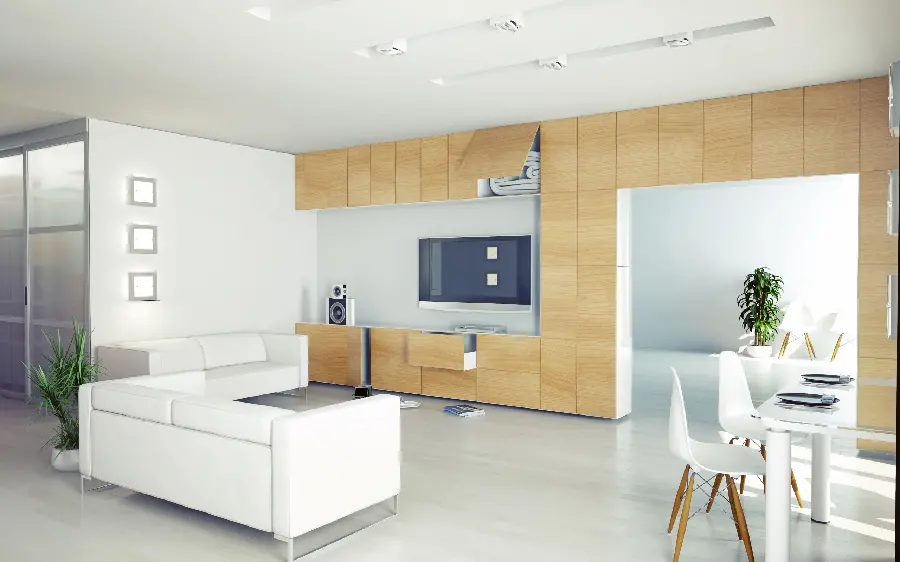 PowerPoint image of home interior design and decoration and stock image of home interior with stylish design