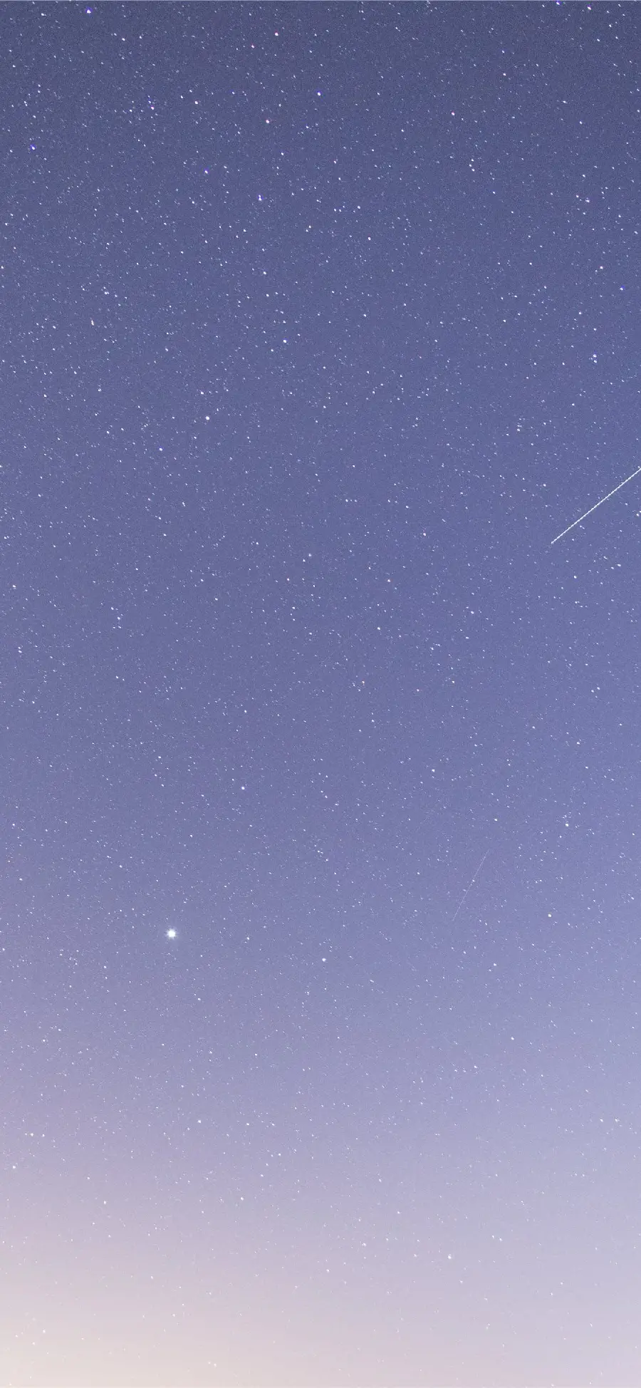 Amazing iPhone gradient wallpaper of the starry sky