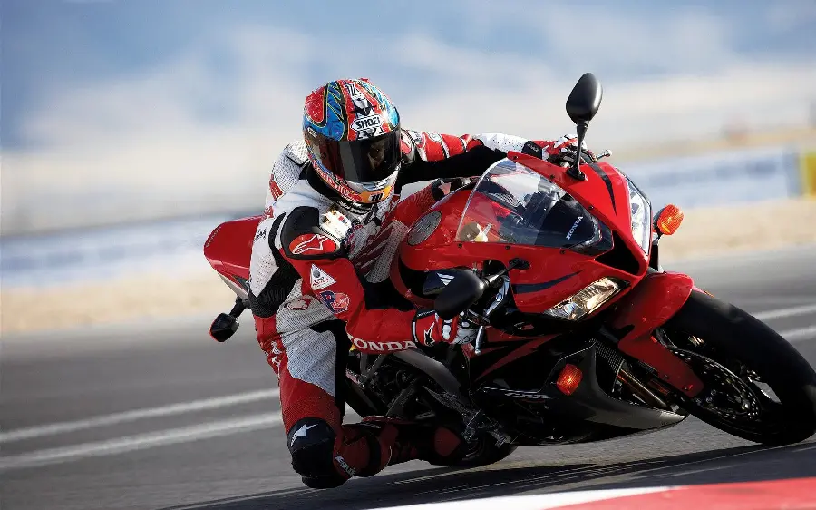 Photo of a giant racing motorcycle