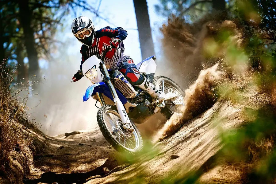 Motorcycle Photo of Motorcycle Riding with Trail on Track FULL HD