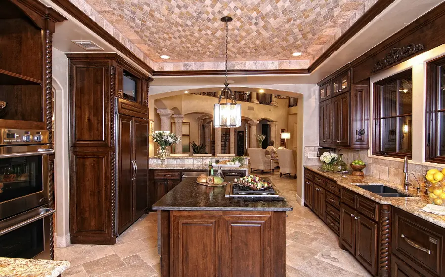 Photo of high-quality luxury kitchen interior decoration models