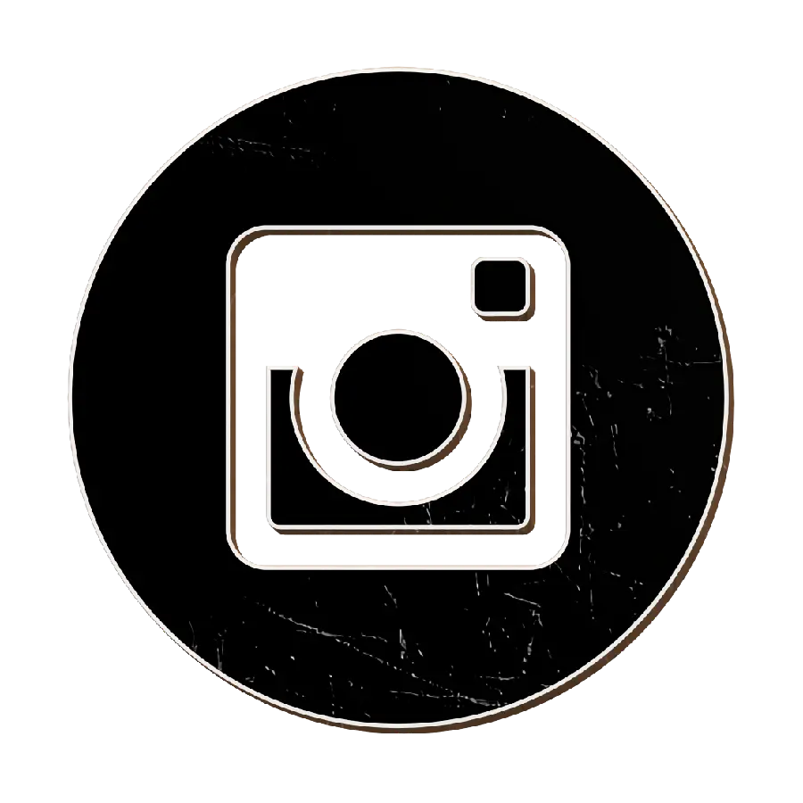 Black Instagram logo with attractive texture without PNG background