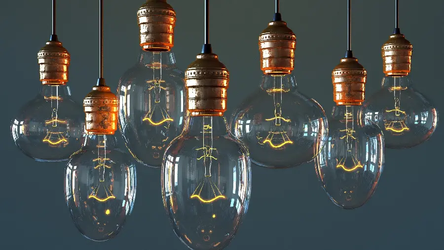 Stylish profile picture of decorative lamps for WhatsApp with 4k quality