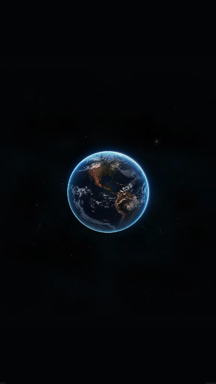 Beautiful Earth Poster with Galaxy Background in Special Quality